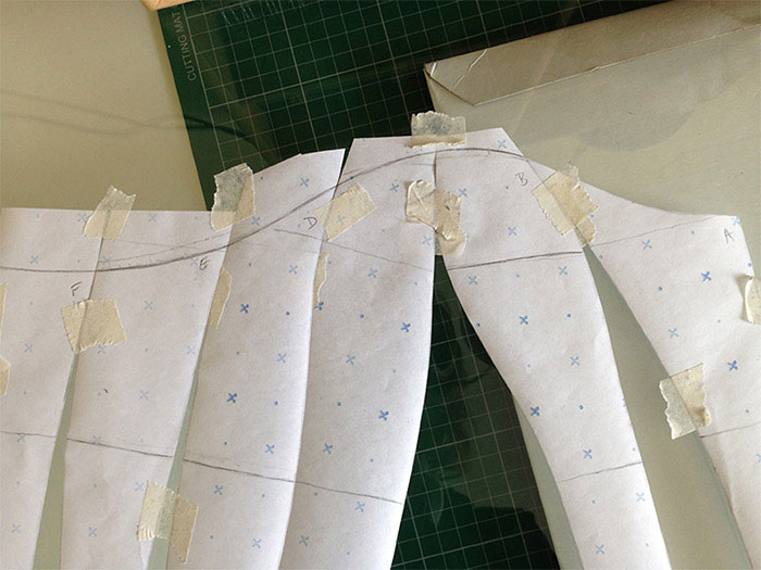 Corset Pattern Drafting – Fixing your Edges – Photos!