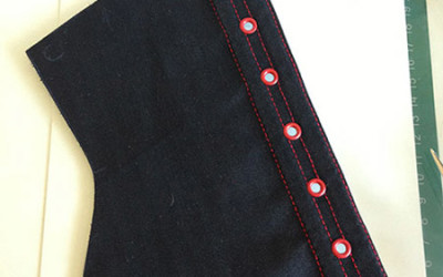 Setting Eyelets Straight