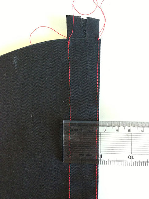 how to make a corset - eyelets 1