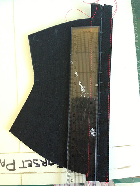how to make a corset - eyelets 3