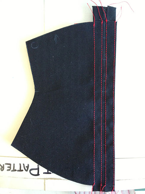 how to make a corset - eyelets 4