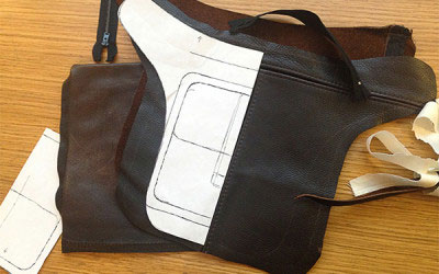 A Leather Hip Bag Pattern!