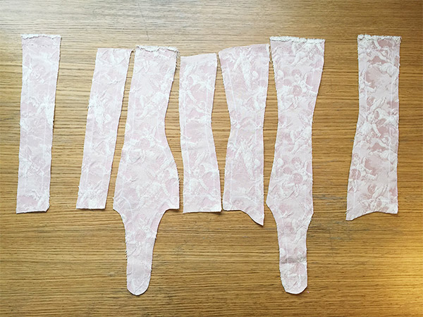 Making the Pink Suspender Corset – Part 1