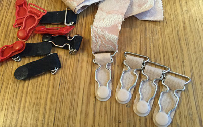 Pink Corset Making – Part 5 – Suspender Attachment Test