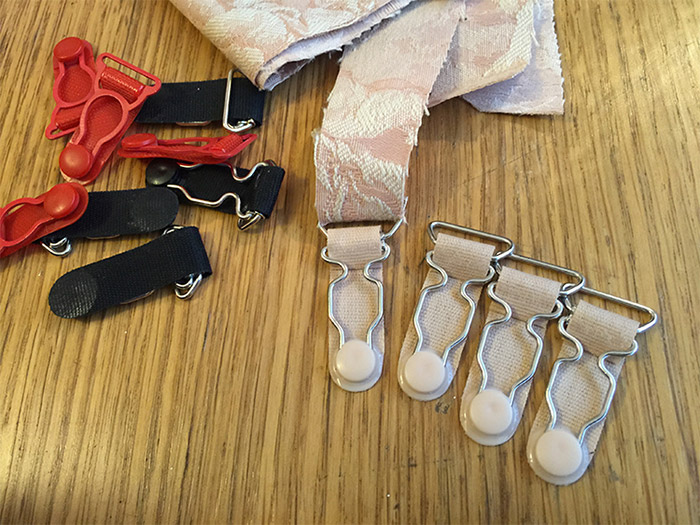Pink Corset Making – Part 5 – Suspender Attachment Test