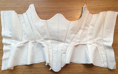 Making a Mock Up From the CAD Corset Pattern