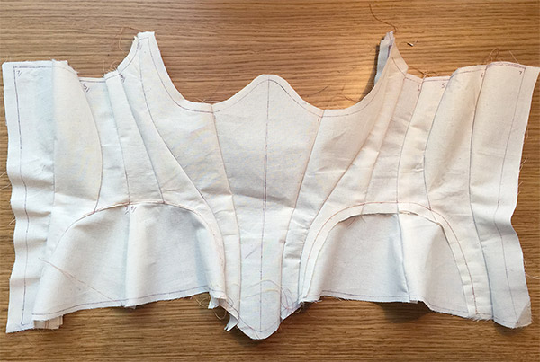 Making a Mock Up From the CAD Corset Pattern