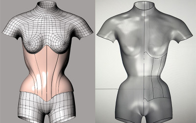 Mannequin Update & Learning How to Make a Corset Pattern in CAD