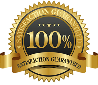 100% Satisfaction Guaranteed Seal