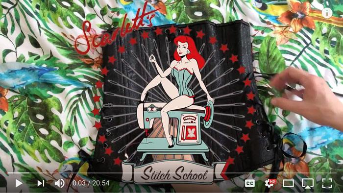 Video 1: Putting On My First Waist Training Corset & Seasoning Session 1